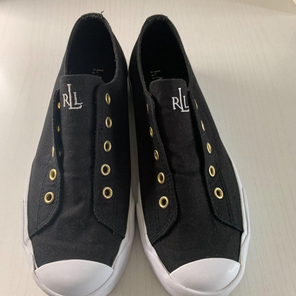 Lauren Ralph Lauren No Lace Canvas Sneakers